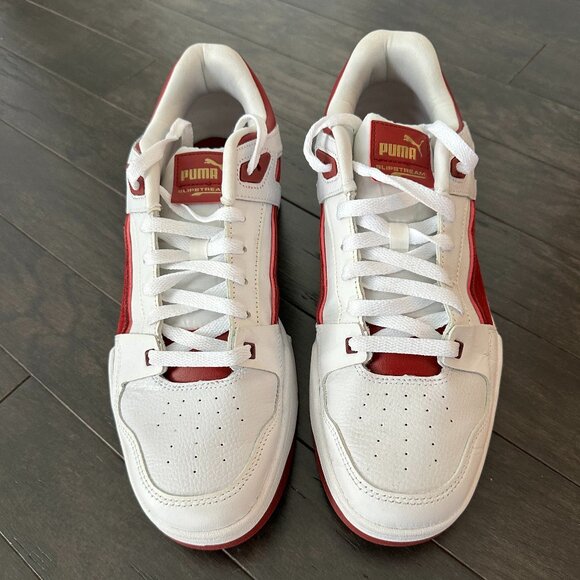 Puma Slipstream Always On Lace Up Mens White/Maroon Sneakers US 12 - Picture 3 of 12